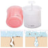 White Foam Cup Whip Bubble Maker - Portable Facial Cleanser Foam Maker for Home Travel Skin Care