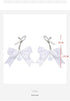 Kysin Chiys 2Pcs Body Jewelry Non Piercing Adjustable Clamps Stainless Steel Bow Nipple Clips with Bell Pressure