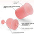 White Foam Cup Whip Bubble Maker - Portable Facial Cleanser Foam Maker for Home Travel Skin Care