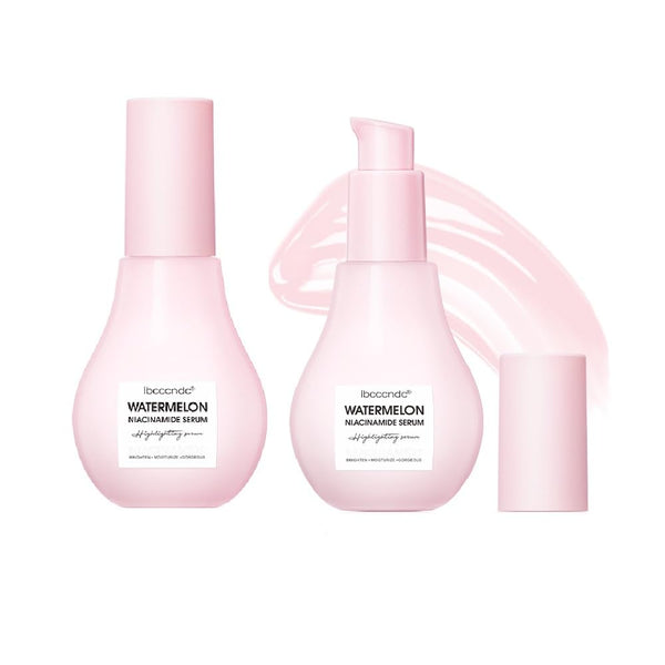 2 Pcs Watermelon Moisturizer Facial Serum, Brighten, Moisturize, and Lightweight Glow Facial Serum & Priming Liquid