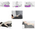Luvnook 27 Ergonomic Memory Foam Wedge Pillow for Couples Angled Intimacy Support, Multi-Position Pillow for Adults