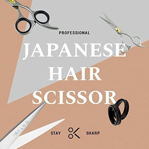 Japanese Steel Hair Cutting Scissors 6.5" - Hand Forged Tool for Barbers, Sharp Shears for Men & Women, Beard &