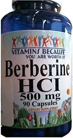 Berberine 500mg - Heart Health Supplement, 90 Capsules