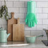 Louis Donn Reusable Silicone Dishwashing Glove, Heat Resistant Kitchen Glove, Silicone Massaging Dishwashing Gloves
