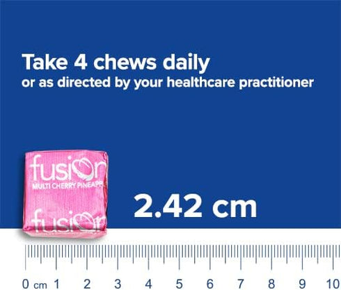 Bariatric Fusion Chewable Multivitamin, Cherry Pineapple Flavor, 60 Count for Post Bariatric Surgery Patients