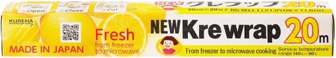 Krewrap Plastic Cling Wrap, Pack of 1, 65 sq ft Clear Roll