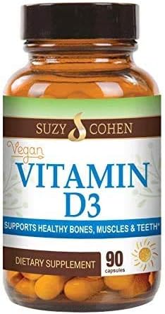 Script Essentials Vegan Vitamin D3 5,000 IU for Muscle Function, Bone Health, and Immune Support - 90 Capsules