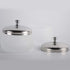 mollensiuer Matte Crystal Glass Nail with Lid, Dapping Dish for Acrylic Liquid Powder