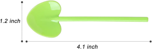 Plastic Tasting Spoons,Plastic Spoons,Disposable Ice Cream Spoon,Dessert Spoon,4.1 Inches,100 Piece,Green.