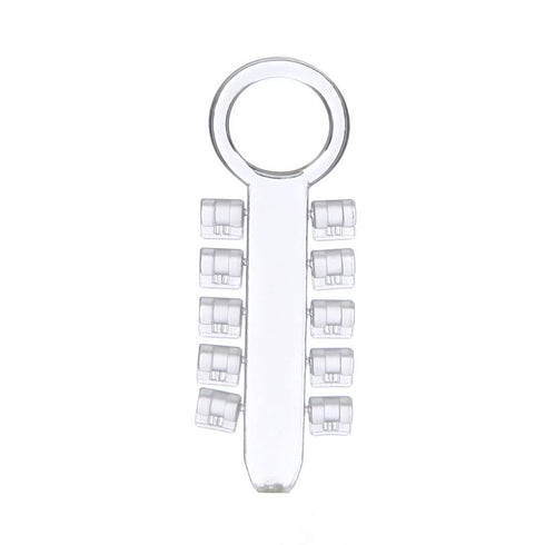 200pcs Clear Orthodontic Rotation Wedges Elastic Rubber Bands Ligature Rotary Torsion Pad
