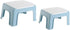BESPORTBLE Plastic Stool Lightweight Footstool for Small Portable Footrest Sky-Blue Shock-Resistant Load-Bearing