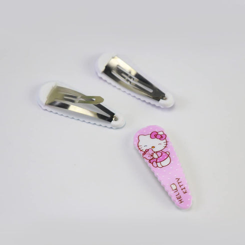 Hello Cat Hair Clips for Girls, Cute Barrettes, Metal Snap Hair Clips Accessories, 5 Pieces Gift