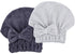 Microfiber Hair Drying Towels Head Wrap with Bow-Knot Shower Cap Hair Turban Bath Cap for Curly Long Hair Gift