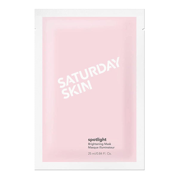 Saturday Skin Spotlight Brightening Mask - Pore Purifying and Hydrating Face Mask for Skin Care (25ml/0.84 Fl Oz)