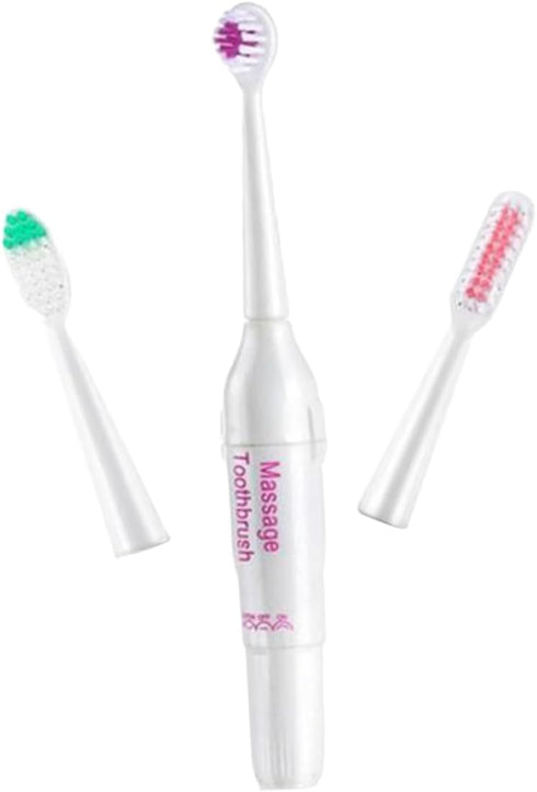 Life Electric Toothbrush Heads Soft Bristles Oral Care Kit Battery Operated for
