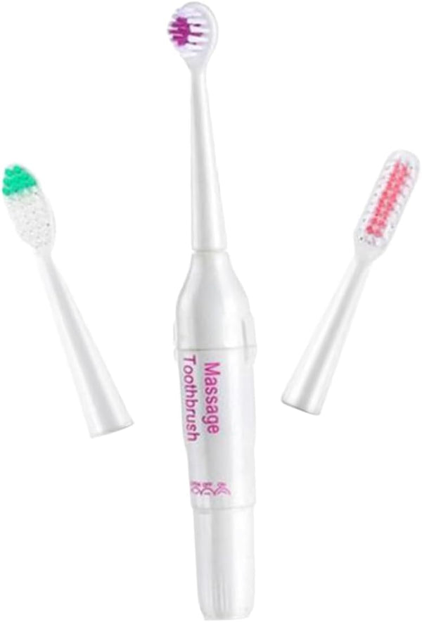 Life Electric Toothbrush Heads Soft Bristles Oral Care Kit Battery Operated for