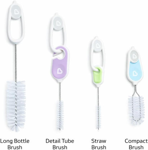 O2ktb Set, 4 Pack Bottle & Cup Detailing Brush Durable Cleaning Brushes for Bottles, Tumblers, Cups, Water Bottles