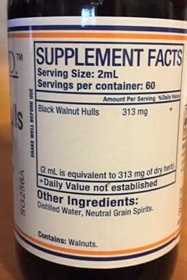 Pure Herbs (4 oz.) , Ltd. Black Walnut Hulls