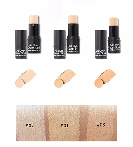 Shine-Free Balance Illuminating Foundation Stick, Vegan Concealer Stick, Free of Oils, Gluten, Allergens