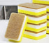 5 Pcs Heavy Duty Scrub Sponges - Dual-Sided Dishwashing Sponge for Kitchen, Multi-Use Deep Cleaning (Brown, White,
