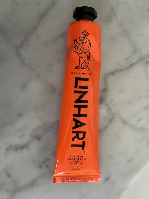 LINHART Whitening Toothpaste, Teeth Whitening and Enamel Strengthening, Mint Flavor, 3.5 oz (Pack of 3)