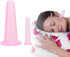 Yxinjy 4Pcs Set Pink Mini Massage Cupping Silicone Facial Cups Face Massager Helper Skin Care Massage Tools Neck Back