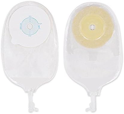 Urostomy Bag, Medical Drainable Pouch, One Piece System Cut-to-Fit, Pack of 10