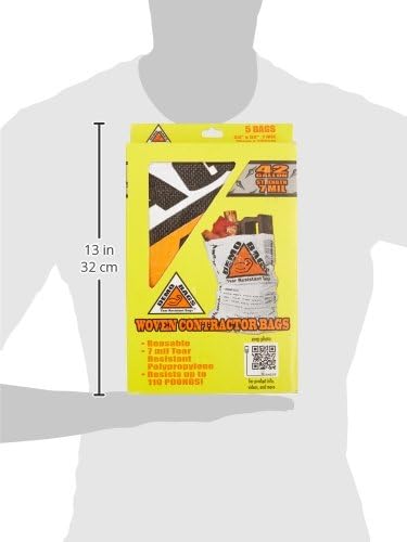 DemoBags Reusable 42-gallon Contractor Trash Bags, 5-count box