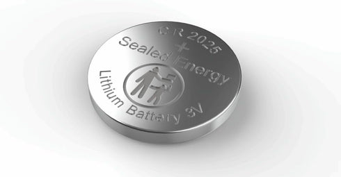 Sealed Energy CR2025 Lithium Battery, 3V, Pack of 5 - USA