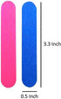 Small Nail Files Bulk, 100 Pcs Disposable Double Sided Emery Boards, Travel Size for Men, Women, Kids (3.3 Inch)