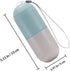 PERSELOSO 2 7 Pieces Day Pill Organizer Case with Sealed Compartments, Portable Weekly Medicine Storage Box for Travel