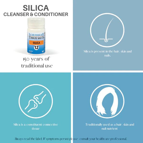 Silica-100 tabs Schuessler Tissue Salts
