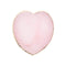 Resin Nail Art Plate Palette, Makeup Gel Polish Color Mixing Plate, Golden Edge Heart Shaped Display Holder