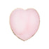 Resin Nail Art Plate Palette, Makeup Gel Polish Color Mixing Plate, Golden Edge Heart Shaped Display Holder
