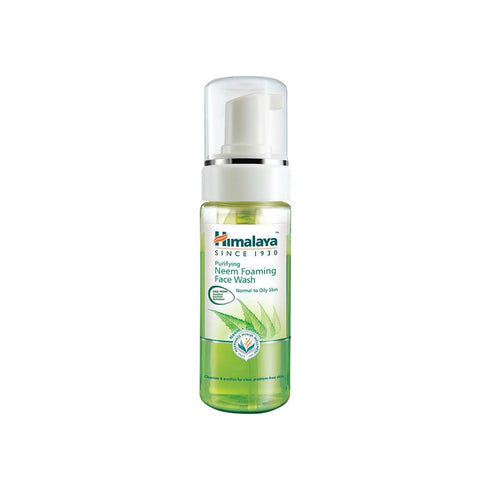 Himalaya Purifying Neem Foaming Face Wash with Neem and Turmeric, 5.07 oz (150 ml)