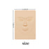 Tattoo Face Practice Skin, Microblading Practice Skin 10pcs for Eyebrow Lip Tattoo Practice and Makeup Training