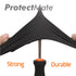 Black Nitrile Gloves, Industrial Strength 5 mil Thickness, Disposable Latex Free Gloves, Ideal for BBQ, Barber,
