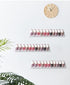 Nail Polish Rack Wall Mounted Shelf 4 Pack,Clear Acrylic Nail Polish Holder Organizer with Removable Anti-slip End Inserts,4 Tiers Floating Polish Organizer Display 60 Bottles