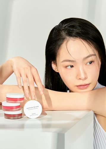 NOONI Appleberry Korean Lip Tinting Butter | 42 oz Natural Lip Balm with Raspberry Extract, Smoothing & Exfoliator Balm