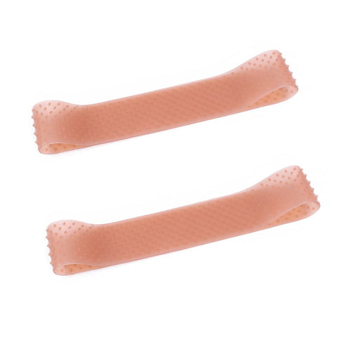 No-Slip Wig Grip Band, Transparent Silicone Adjustable Hair Band for Women, Extra Hold (2 Pack Brown)