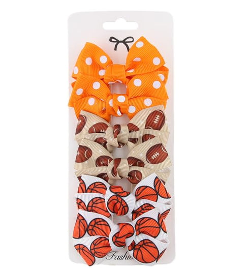 Polka Dot Bow for Girls, Birthday Gifts Hair Bows for Teens, Softball Accessories, Christmas Gifts in Pairs