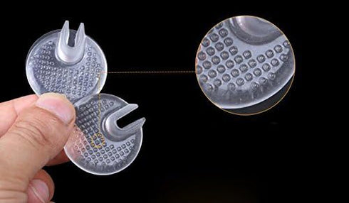 3Pairs Soft Silicone Flip Gel Cushions Pad Toe Protectors for Thong Sandal Flip Flop Gel Inserts Guards Insoles