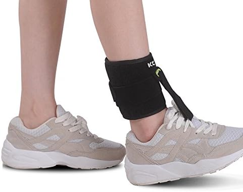 Universal Size Drop Foot Support AFO Ankle Brace Strap for Poliomyelitis, Hemiplegia, Stroke
