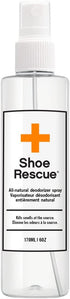 Boot Rescue Shoe Freshener, 6 Fl Oz/170mL, Naturally Eliminates Odor & Refreshes Shoes, Boots & Gym Bags