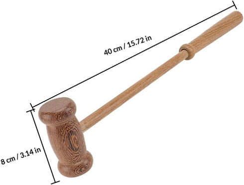 Hammer 2pcs Hammer minkissy Wooden Knocking Massage Manual Back Massager Handheld for Neck, Shoulder, and Foot Relief