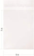 5 x 7-inch Crystal Clear Resealable Cello Cellophane Bags for Candy, Cookies, Cards - Pack of 100