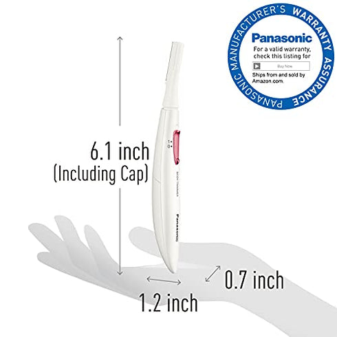 Panasonic Full Body Hair Removal for Women, Portable Gentle Design for Bikini, Underarm, Legs - Pink