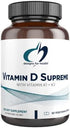 Designs for Health Vitamin D Supreme, 5000 IU with 2000mcg Vitamin K, 60 Capsules