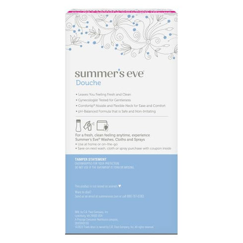 Summer's 2 (Pack 8) Eve Douche Extra Cleansing Vinegar & Water Ct