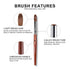 KADS Kolinsky Sable Acrylic Nail Art Brush | Red Wood Pen Nail Brush | 14# for Nail Art Manicure Tool